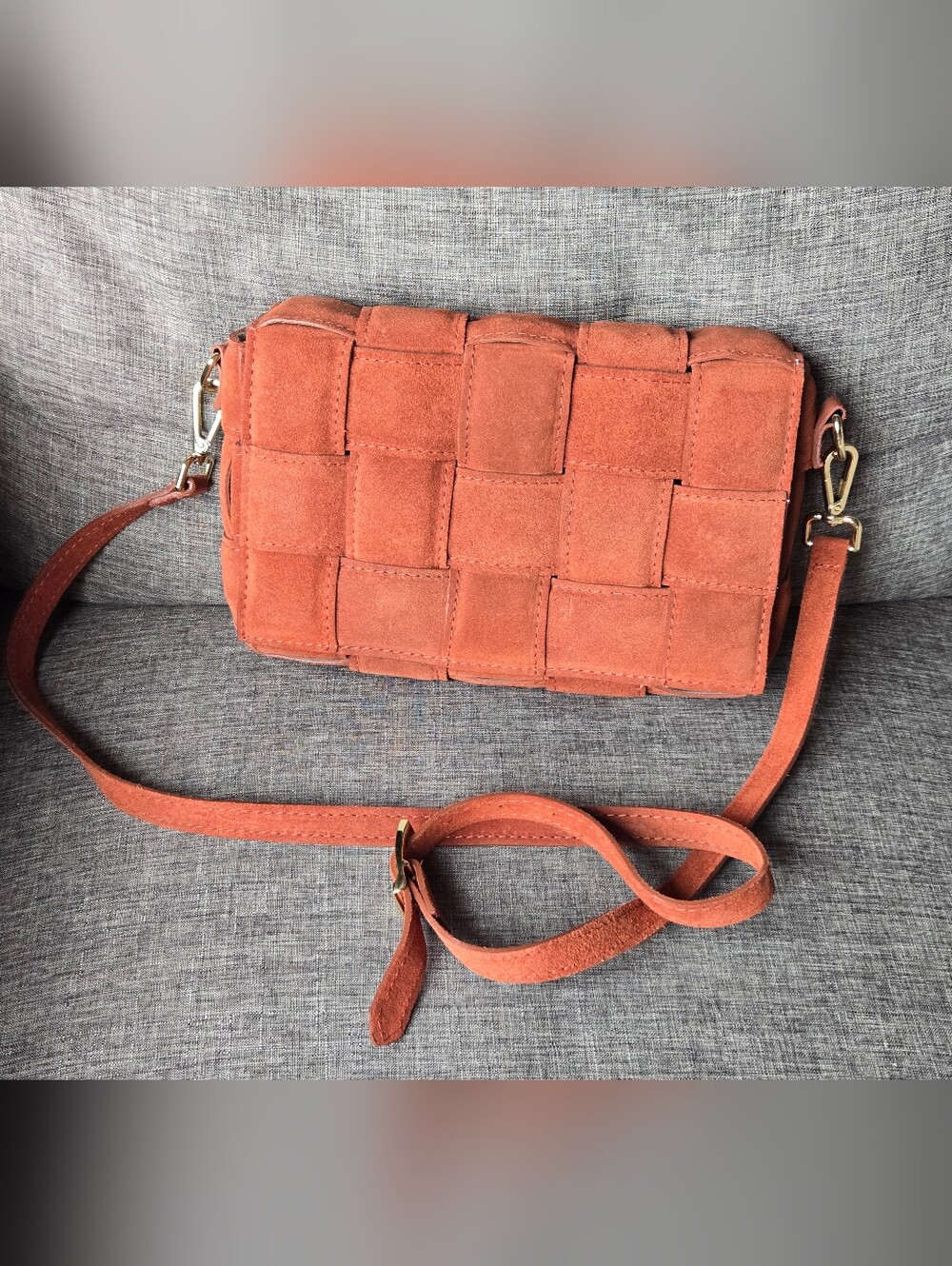Viola Castellani Suede leather cross body